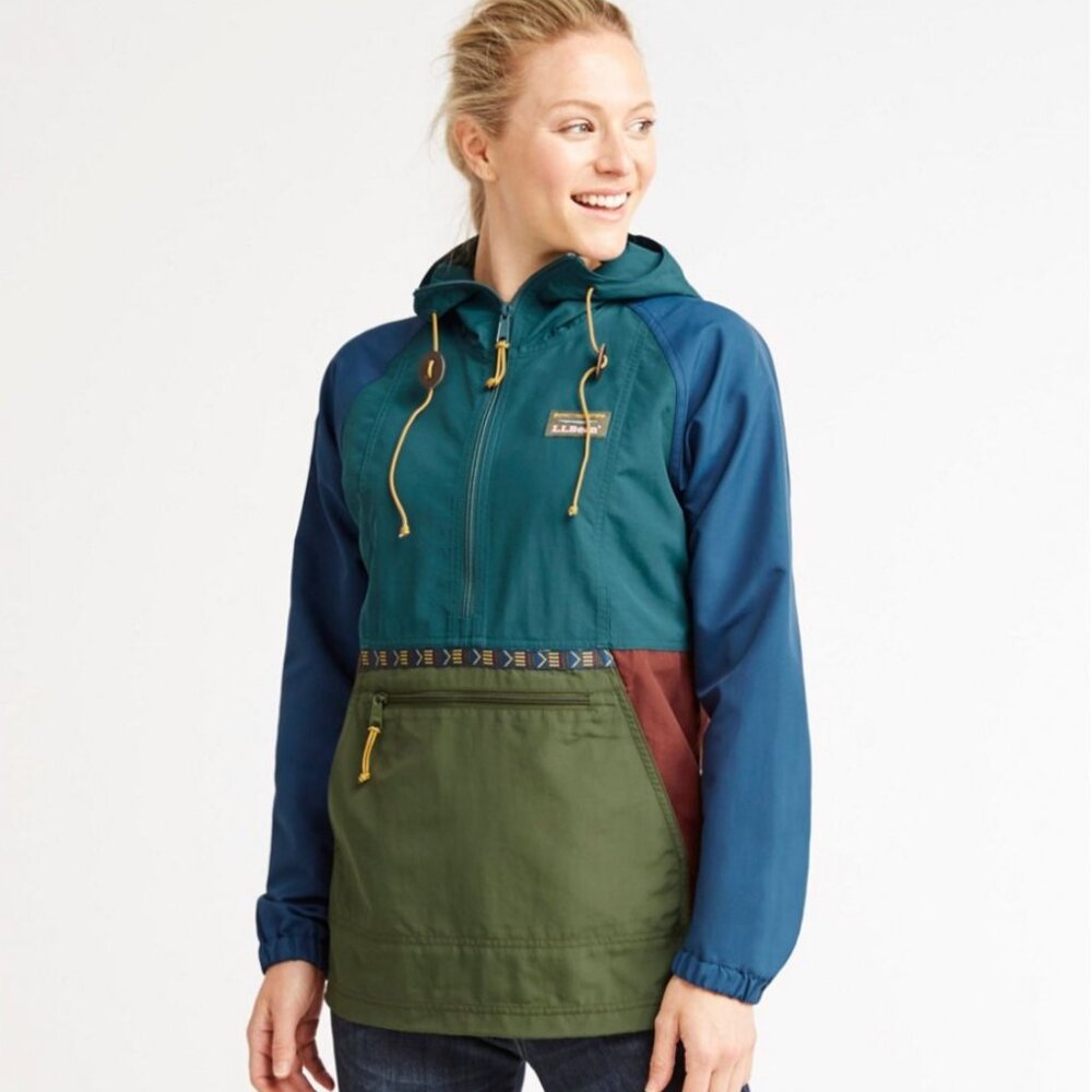 L.L. Bean Women's Mountain Classic Anorak, Multi-Color